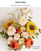 Artificial Peony Rose & Sunflower Bouquet for Living Room or Wedding Decor