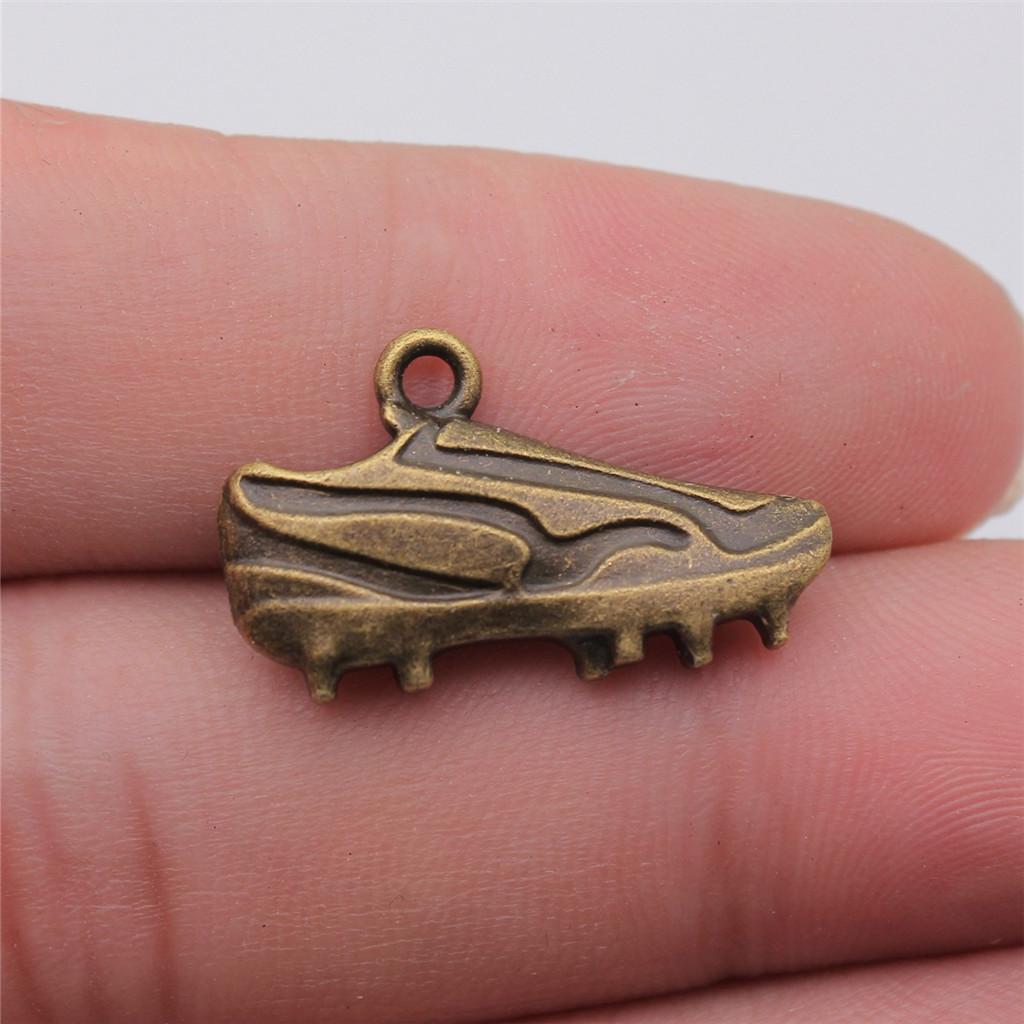 Shoes High Heel Fashion Charm Antique Bronze Zinc Alloy Jewelry Making Supplies for Women Earring Charms Handmade