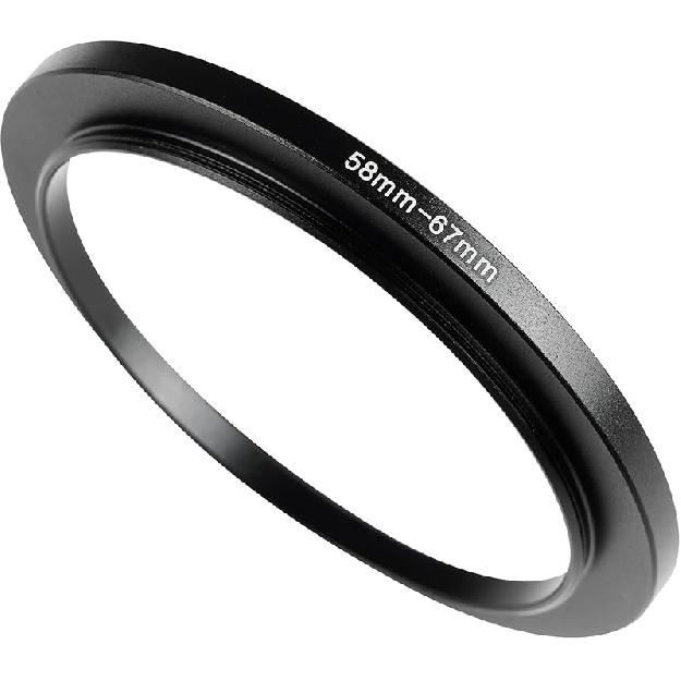 72-77mm Metal Step-Up/Down Ring Adapter Compatible with Mirrorless Cameras DSLR Lens, UV CPL ND Filter Thread Converter, Black