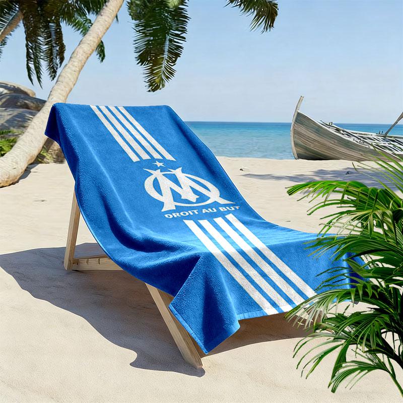 l'OM Logo Print Beach Towel, Large Soft Quick Dry Towel for Beach Camping Swimming