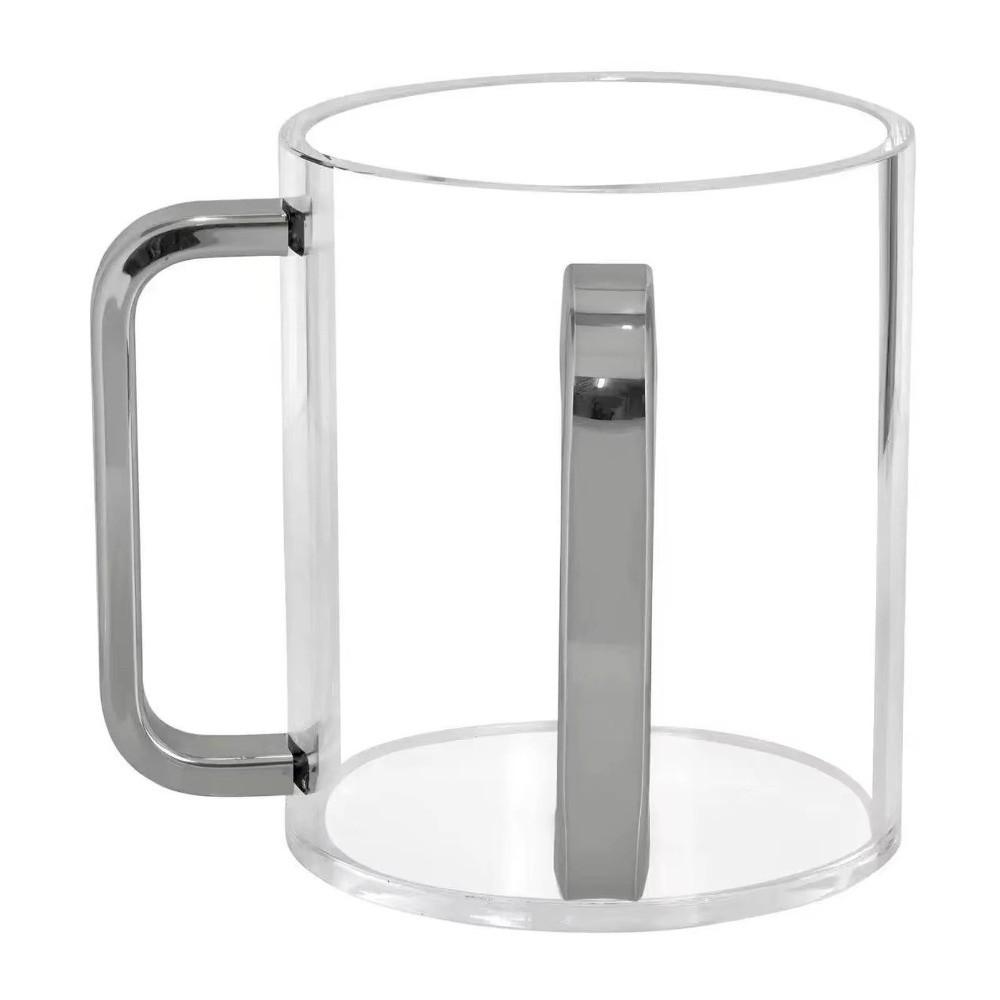 Transparent Netilat Yadayim Cup Thickened Large Capacity Acrylic Wash Cup Dual Handles Acrylic Material Je Prayer Wash Cup