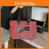 Grid Pu Modern Bag Stitching Internal Slots Work Weekend Outings Travel Bags