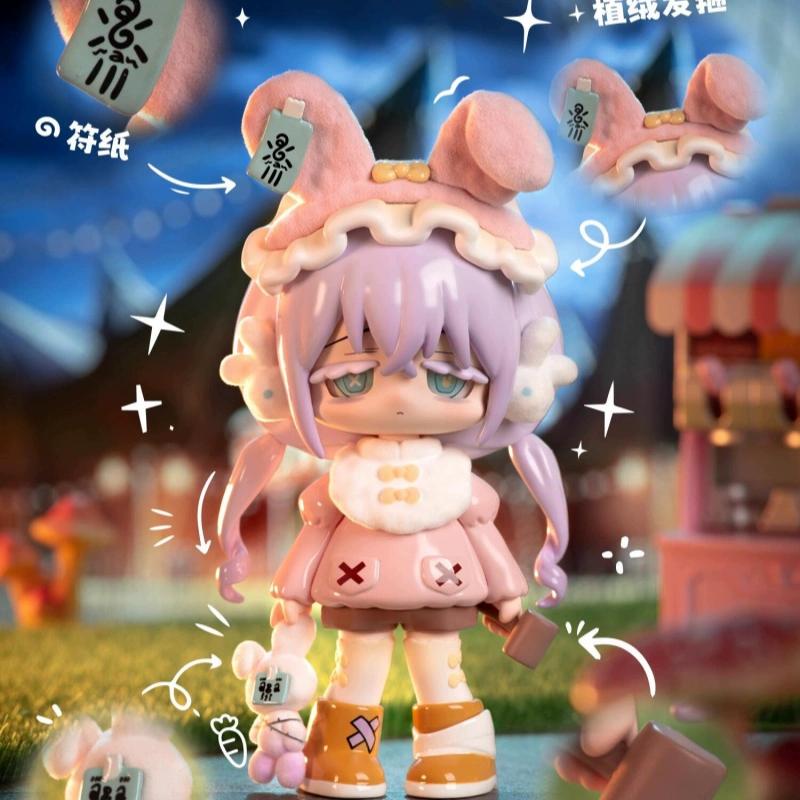 Genuine Missy Mourning Lolita Crow Paradise Series Blind Box Anime Dark Style Action Figure Fashion Collection Cute Gift V2 Poseable Articulated Scale