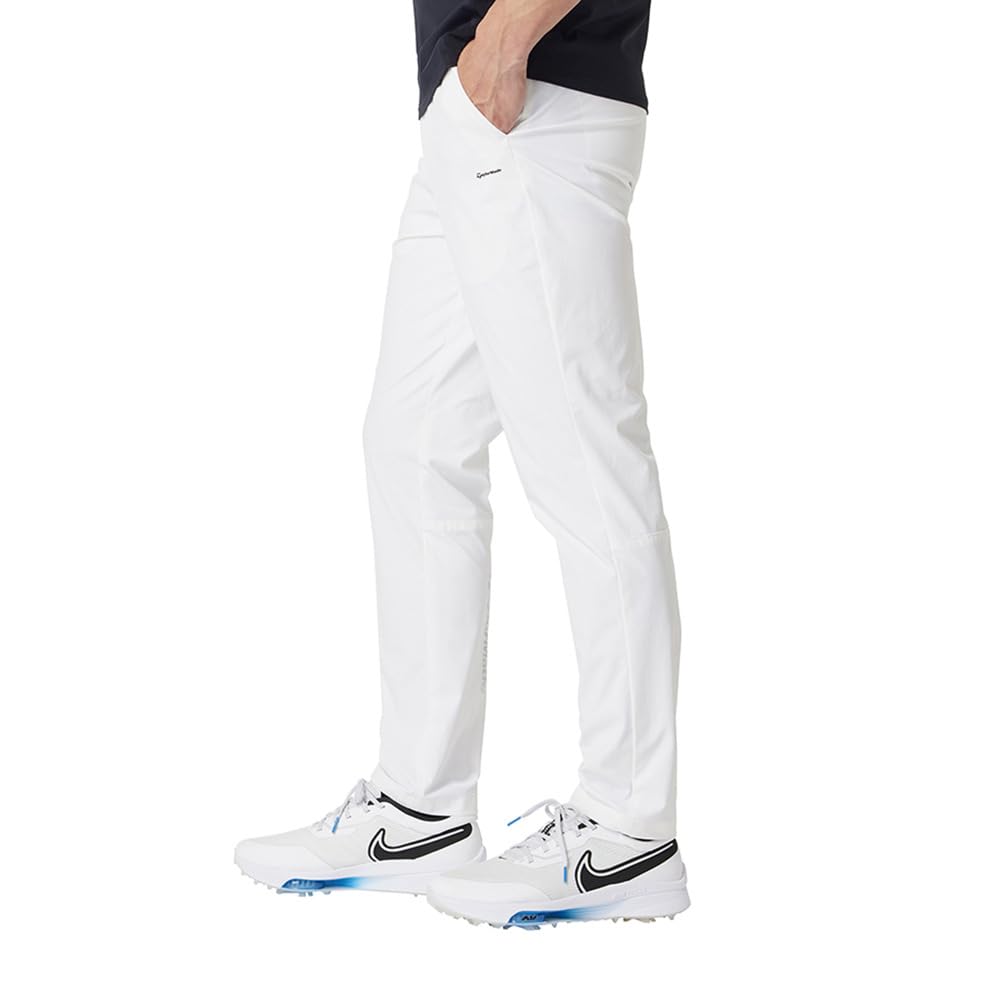 TaylorMade Stretch Binding Pants, White, Size Small, Men's, 2025SS UN622