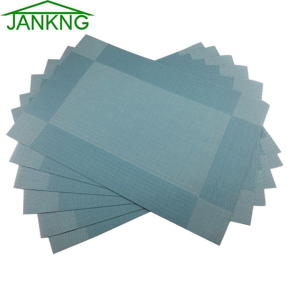 

Синий, 6 шт./лот, подставка для обеденной посуды, коврик, бежевый ПВХ, настольный коврик, подставки для столовых приборов, чаша, подставка, кухонные аксессуары синий