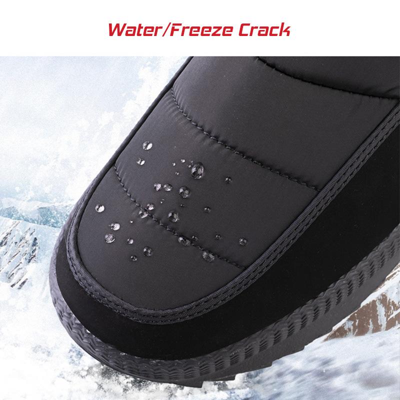 Fashion Men Boots Outdoor Winter Boots Man High-top Waterproof Non-slip Shoes Lightweight Snow Boots Fashion Cotton Winter Shoes
