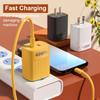 40W USB C Ladegerät Quick Charge QC 3.0 Dual PD Ladegerät Typ C Schnellladegerät Adapter für iPhone 16 15 14 Xiaomi Samsung Huawei Telefon