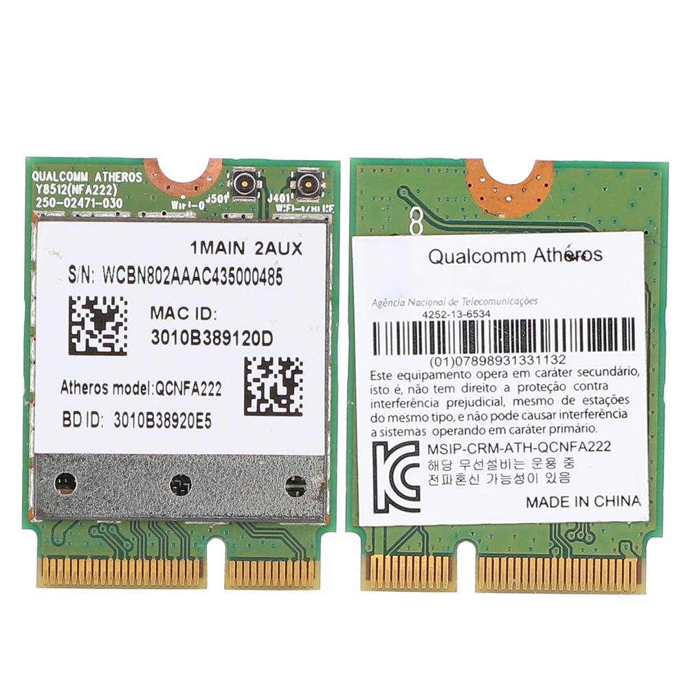 Für Qualcomm Atheros WIFI-Karte 2,45 GHz Dual Band 802.11abgn mit für Bluetooth 4.0