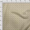 oneOone Cotton Poplin Beige Fabric Kids  Quilting Supplies Print Sewing Fabric By The Yard 42 Inch
