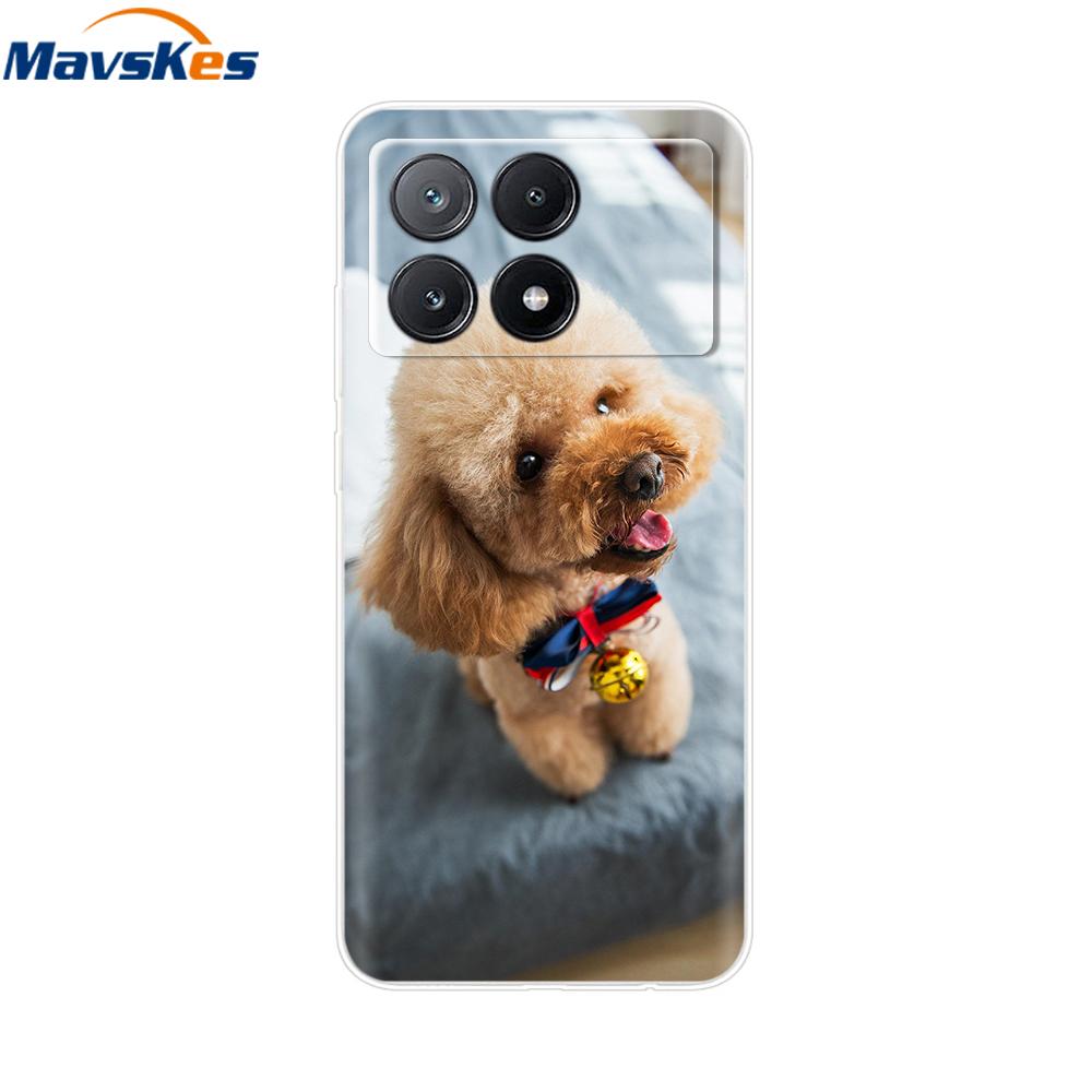 Poco X6 Pro Case Soft Clear Silicone Phone Case For Xiaomi Pocox6 Poco X6  X 6 Pro X6Pro 5G Shockproof Shell Mask Bag Back Cover