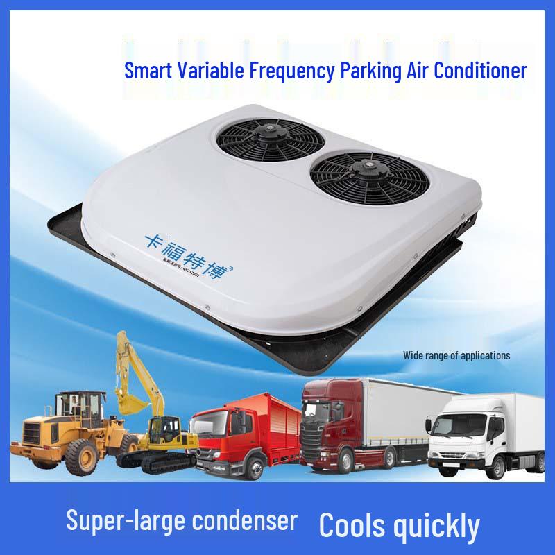 Vehicle-Mounted 12V/24V Roof Air Conditioner for Trucks, Vans, Cars – Cooling & Heating, High Configuration, Variable Frequency
