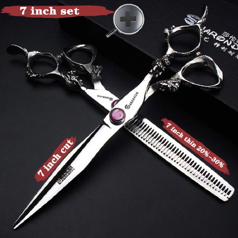 5.5/6/6.5/7/7.5/8/9 Inch Professional Hairdressing Scissors Barbershop Hair Cutting Shears Barber Thinning Japan Hair Scissors