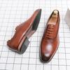 Italian Mens Wedding Oxfords Shoes Luxury Genuine Leather Handmade Comfortable Quality Elegant Office Formal Shoes Man Size 46