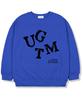 UNION GARMENTS Donfit Fleece-Lined Oversized Sweatshirt Blue