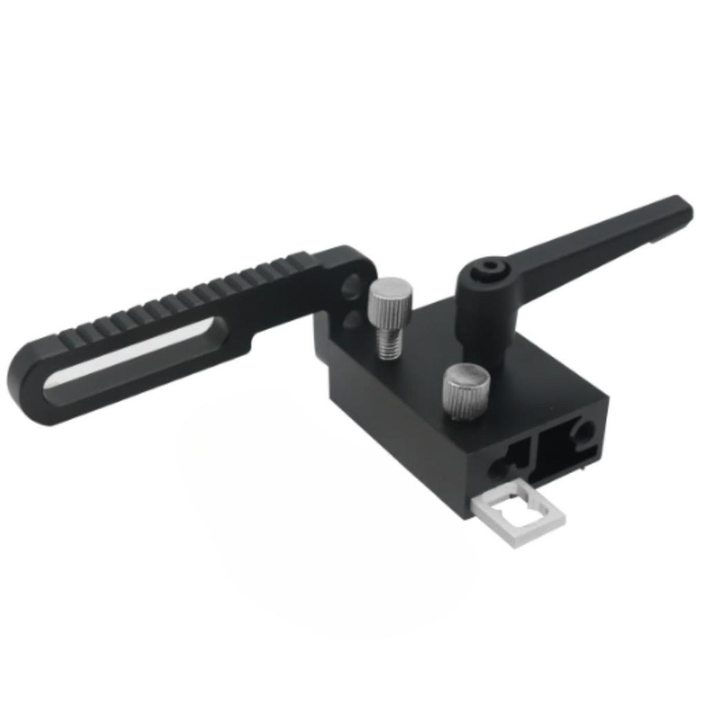 Miter Track Stop Alloy Steel T Slot Stop Accurate Length Limit Device Woodworking Tool, Adjustable Fence Flip Stop