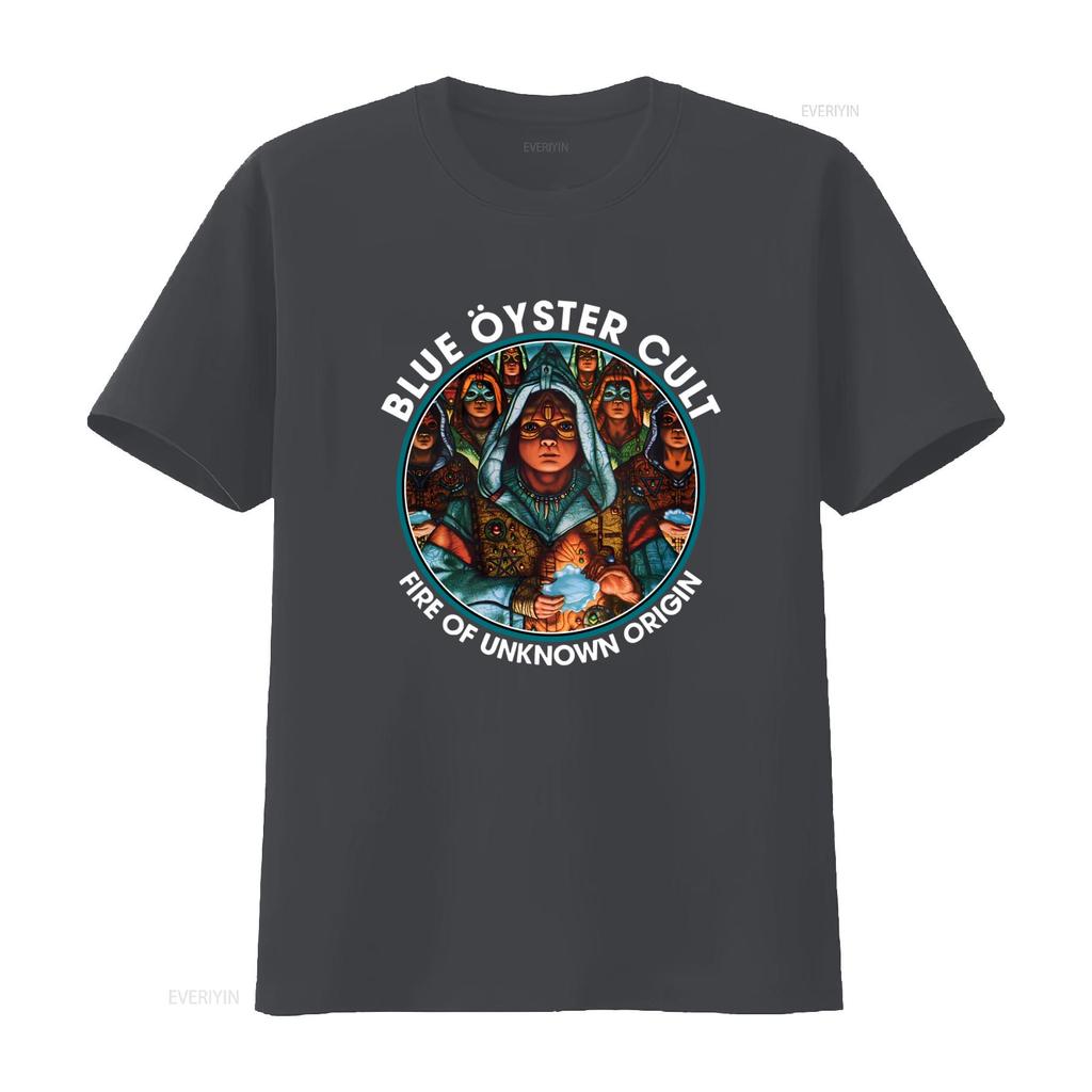 Blue Oyster Cult Fire Of Unknown Origin Cotton T Shirt S 5XL Vintage Washed Comfortable Designer Clothes Casual Unisex