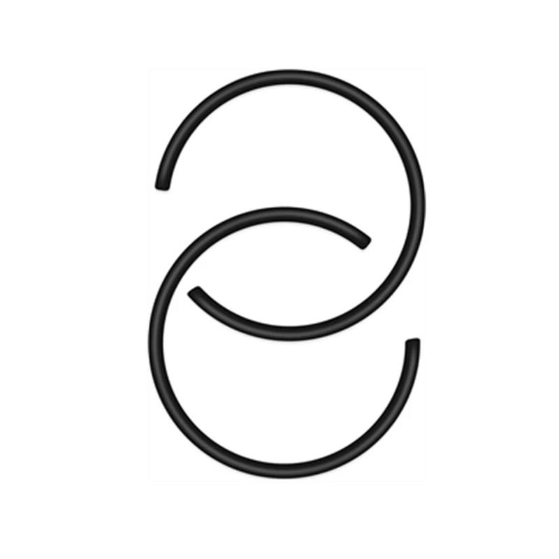 2Pcs Front Axle Carrier Snap Ring C Clip Compatible With-Dodge-Ram 1500 2012-2017 Replacement For OEM 68146592AA