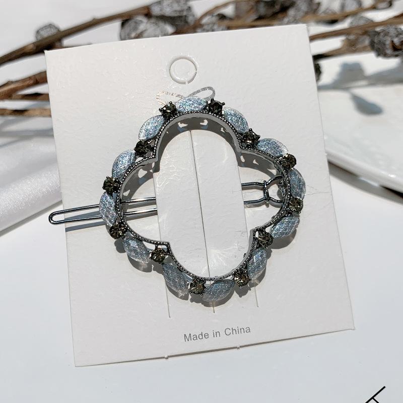 Delicate Vintage Hair Clip Back Head Ponytail Frog Clip Simple Fringe Side Clip Clip Girls Hair Accessories