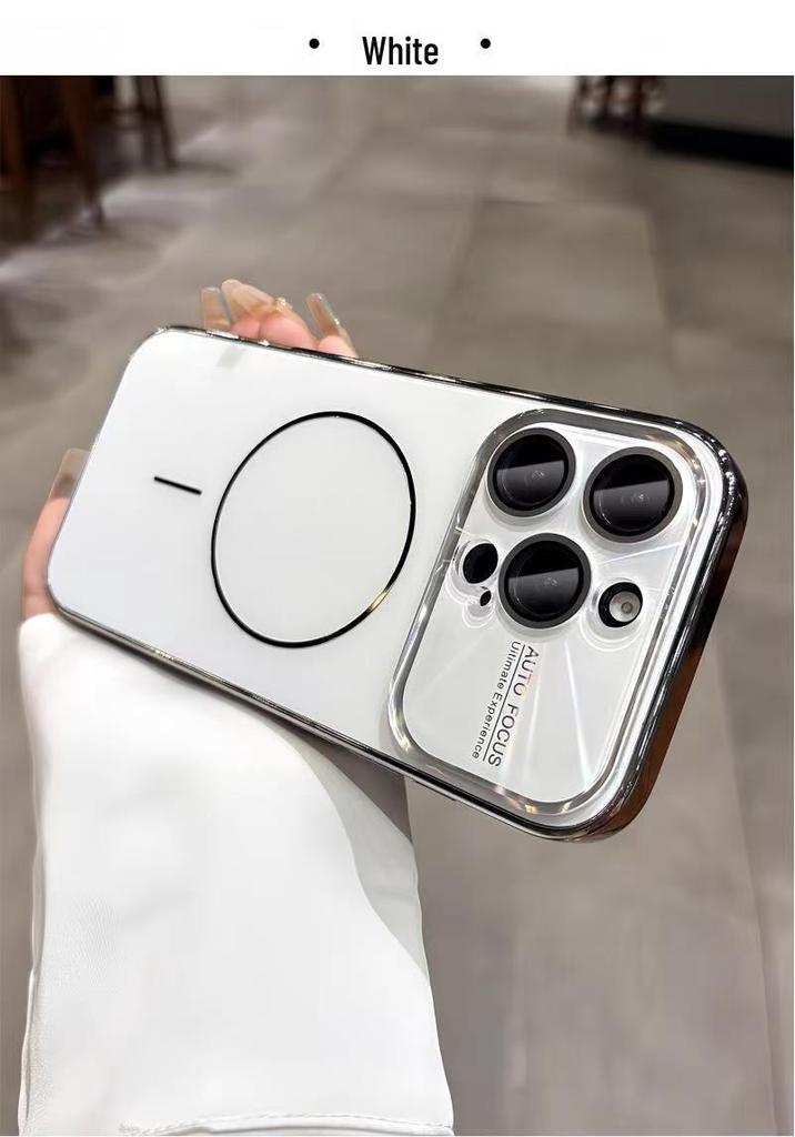 Compatible with iPhone 17 PRO MAX: Slim magnetic ring case with laser window, fits Apple 16 and provides durable protection.