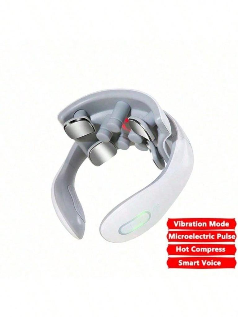 White neck massage multifunctional neck relaxation massager portable neck care tool