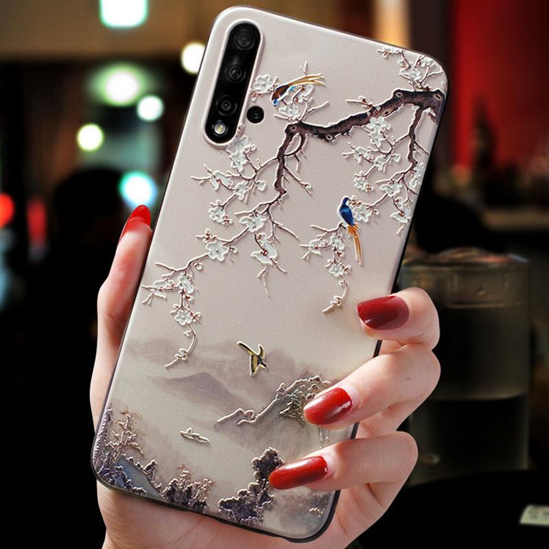 For Google Pixel 7A 7 5G Case Pixel7 Pro 3D Flower Relief Silicone Emboss Covers for Google Pixel 7 Pro 5G Soft 6A 8 Pro Pixel7A