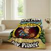 Cartoon Cute D Dog M manS Blanket For Sofa Office Bed Plane Travel Sleep Read Relax Camping Soft And Warm