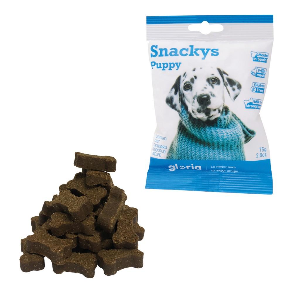 

Снек для собак Gloria Display Snackys Puppies (30 х 75 г) TU прозрачный