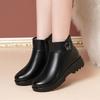 Winter Women's Shoes, Thick Velvet Women's Cotton Shoes, Soft-soled Flat-bottomed Non-slip Warm Women's Boots