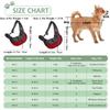 Tragbare Haustier-Fronttasche Hunde-Rucksack Netz Atmungsaktive Haustier-Umhängetasche Outdoor-Reise Haustier Welpen-Trage S/L Sling Handtasche