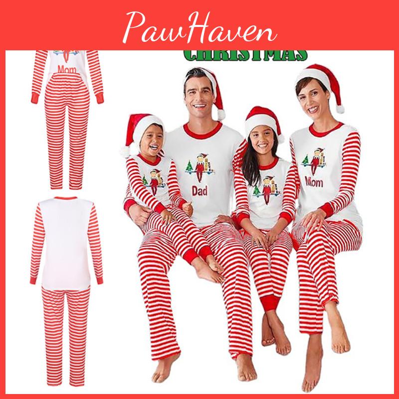 Superweicher Weihnachts-Schlafanzug für Kleinkind, Baby, Kinder, Langarm-Nachtwäsche, Weihnachtsgeschenk