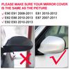 For LHD BMW E90 LCI 328i 335i 2009-2012 ABS Car Rearview Side Mirror Cover Wing Cap Exterior Door Housing Trim Replacement Parts
