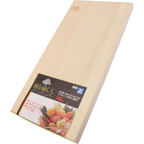 

Ichihara Woodworks Wooden Cutting Board, Kifujin S, 45 x 22.5 cm