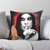 Prince Of Darkness Ozzy Osbourne Square Pillowcase Polyester Linen Velvet Creative Zip Decor Sofa Cushion Cover X