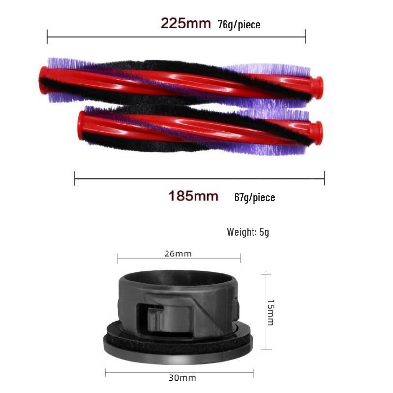 Dyson V6-V11 Soft Carbon Fiber Roller Brush Attachment