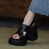 Women Platform Sandals 2025 New Summer Outdoor Comfortable Non Slip Casual Shoes Height Increase Breathable Wedge Shoes