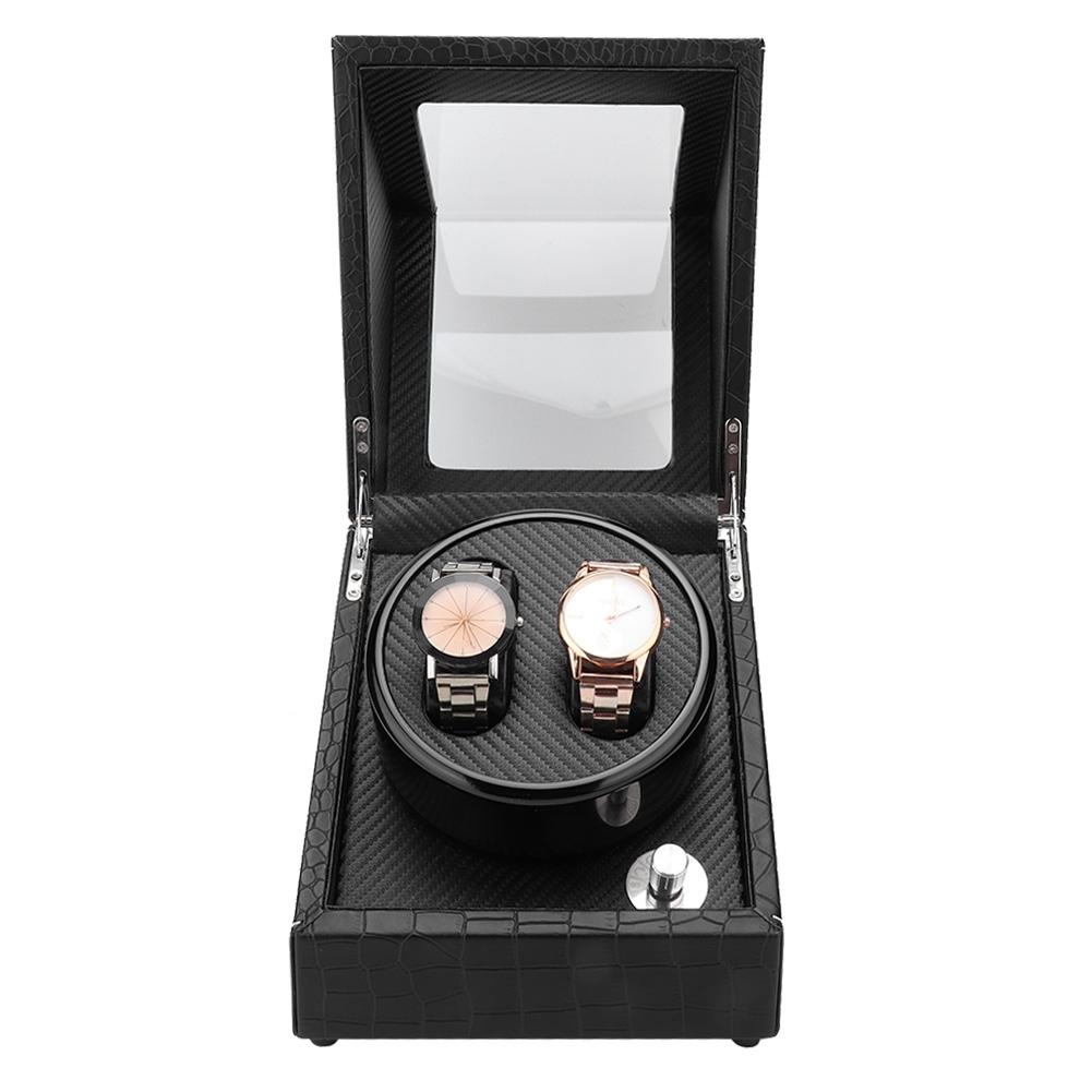 2+0 Automatic Watch Winder Box for Wristwatch Mechanical Watch