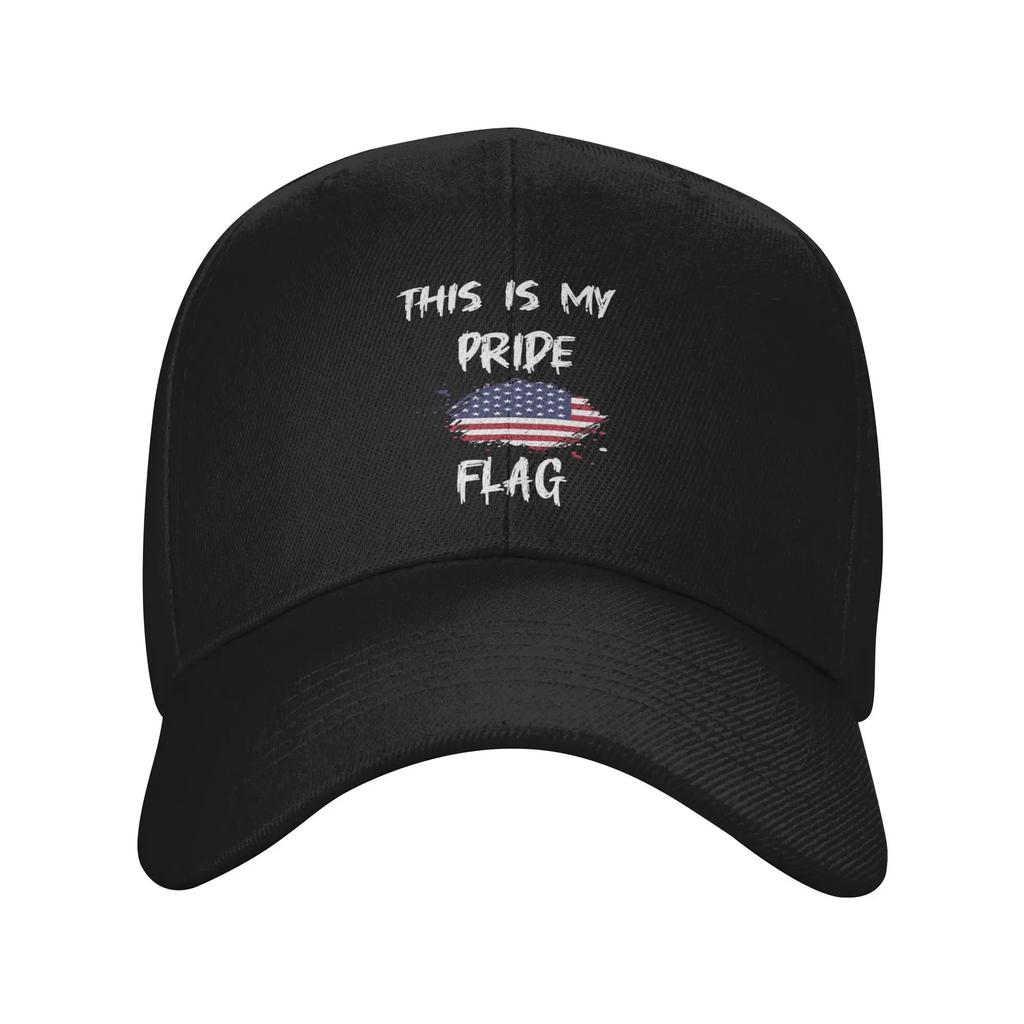 Unisex This Is My Pride Flag USA America Th of July Merch Baseball Cap Snapback Hat Retro Formal Headwear Adjustable