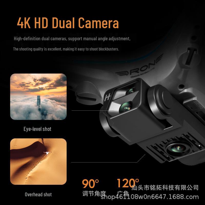 KY102 HD Drone: Enhanced Obstacle Avoidance, Optical Flow, 4-Axis Flight, Remote Control Aerial Photography.