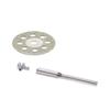 10/30 pcs of 22mm diamond cutting discs with grinding wheel shafts, for cutting plastic wood and metal,for electric rotary tools