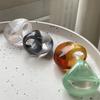 Non-adjustable Resin Ring Geometric Exaggerated Ring Oval Exaggerated Ring  Girls Jewelry