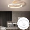 LED Ceiling Light Modern Round Dimmable Flush Mount Ceiling Light Fixture with Remote Control APP for Living Room Home