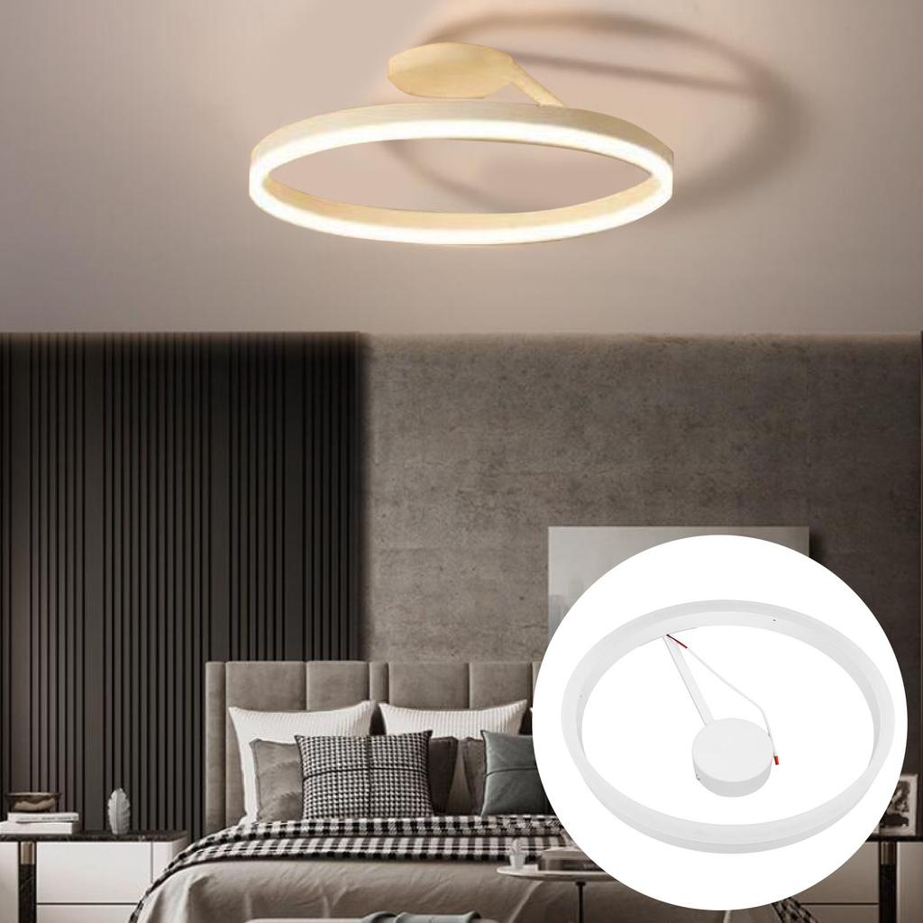 LED Ceiling Light Modern Round Dimmable Flush Mount Ceiling Light Fixture with Remote Control APP for Living Room Home