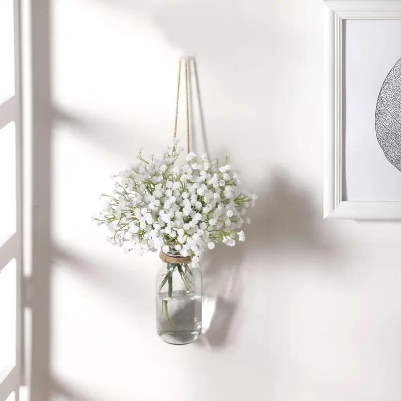 Decorative Gypsophila Artificial Flower Bouquet for Vase Decoration - White
