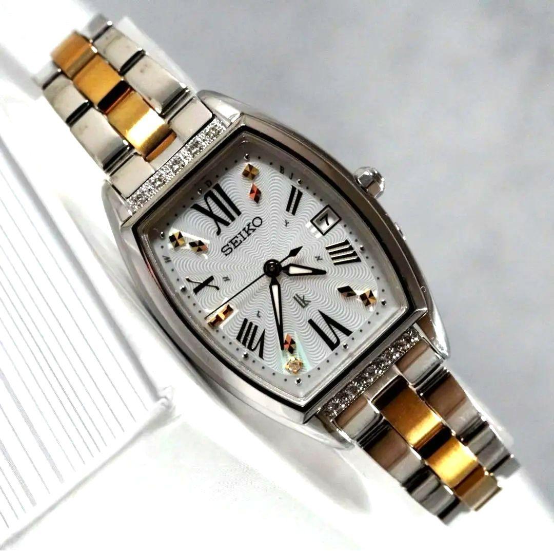 

[USED] Ginza Model SEIKO Rukia Date Ladies Watch Tonneau Limited Edition