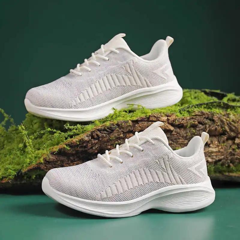 Fashion Tied Round Tip Woman Road Runner Loafers Elderly Sneakers Shoes Sport Dropship 2025new 2025g Industrial Sewing Classical