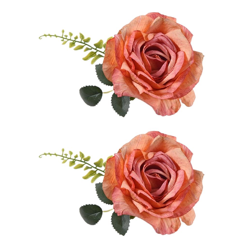 Stoff Blomst Gardinholdere Rose Gardinholdere Dekorative Tauholdere Vindusspenne for Vindusdekor