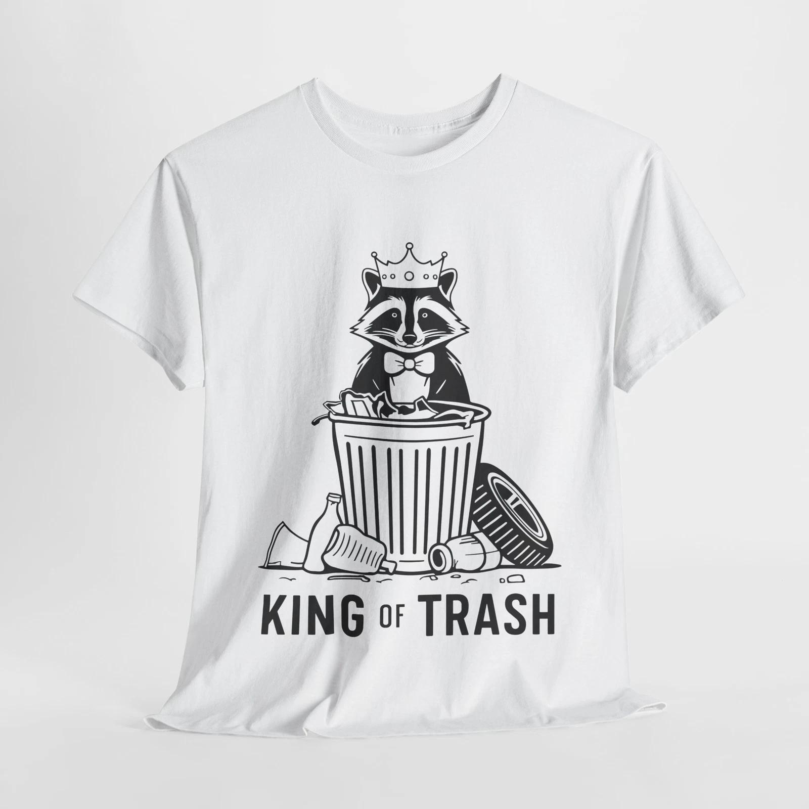 Raccoon Meme T-Shirt | Funny King Of Trash Single Shirt 4XL