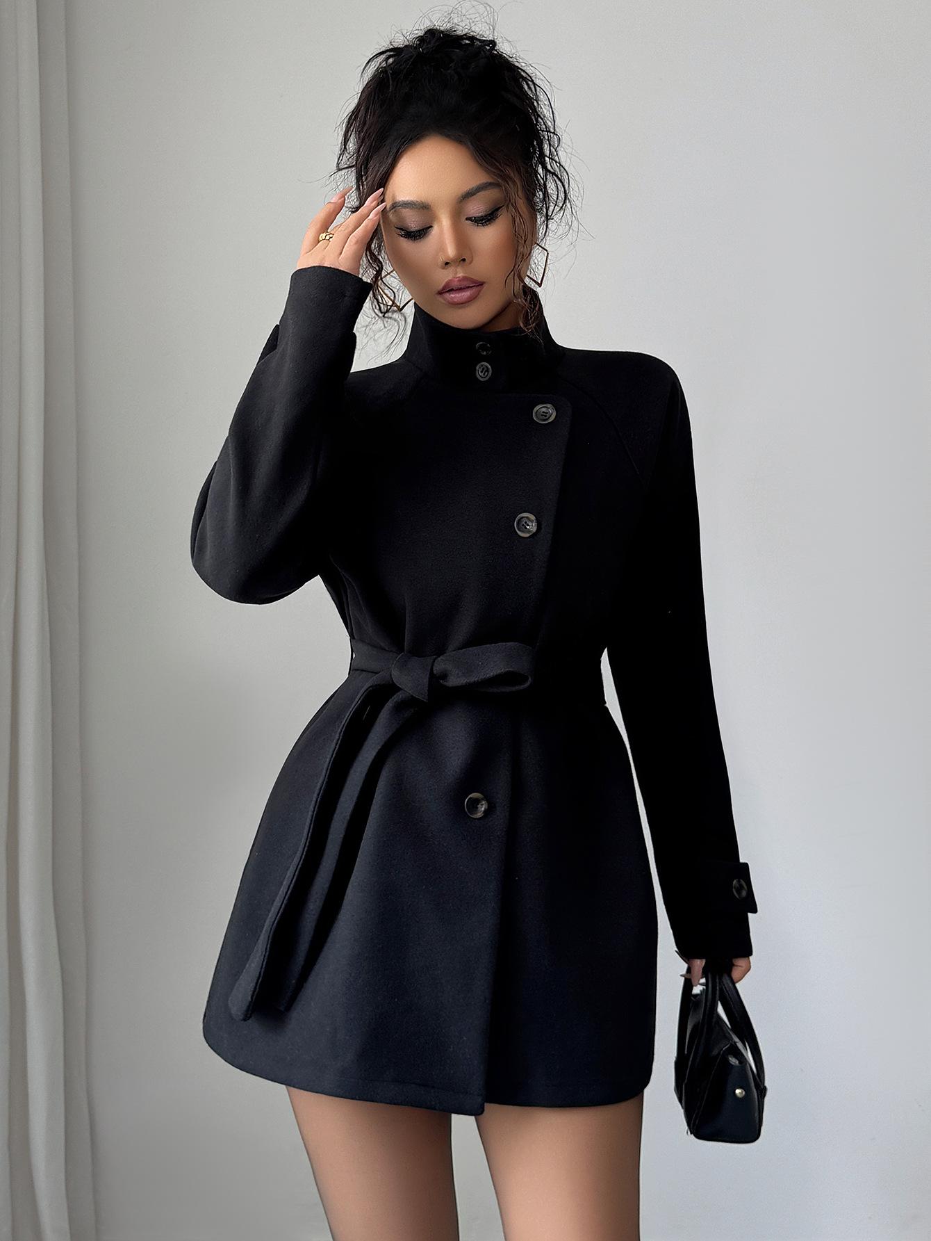 

Y2K Spicy Girl Long Sleeve Trench Coat - Women s 2025 Autumn/Winter Fashion S