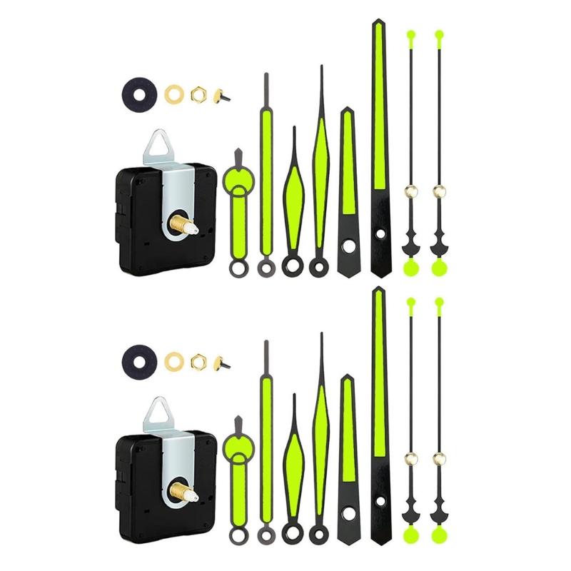 Silents Clock Mechanism Replacement Kits, Battery Operated Clock Movement Parts with Clock Hand DIY Clock Repair Parts