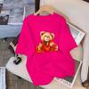 New Women's Plus Size Street Style Short Sleeved Casual Round Neck Women's T-shirt Medium Long Fashionable Loose Summer Plus Size Clothing